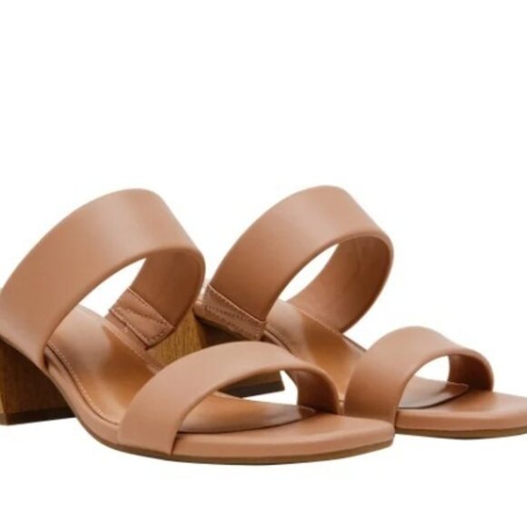 Dolce Vita Ladies' Size 7.5 Sharona Strap Sandal, Tan (Cafe) - Picture 1 of 3